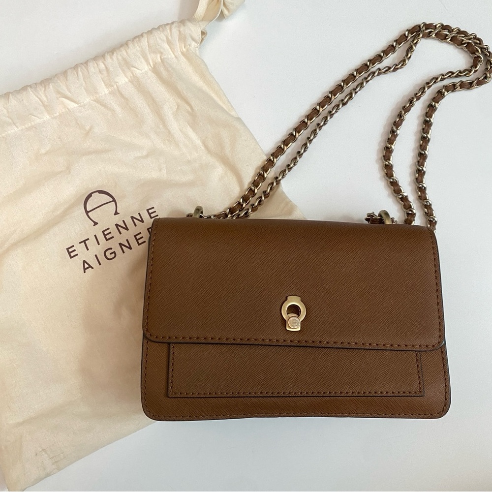 Etienne Aigner Lana Shoulder Bag in Cognac